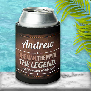 Funny Personalised The Man, The Myth, The Legend Can Cooler