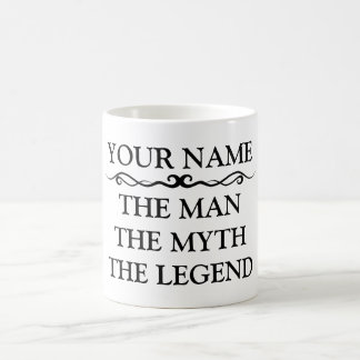 Funny Personalised The Man The Myth The Legend Coffee Mug