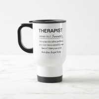 Funny Personalised Therapist Definition