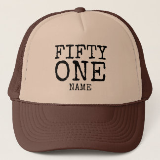 FUNNY PERSONALIZED BIRTHDAY GIFT TRUCKER HAT