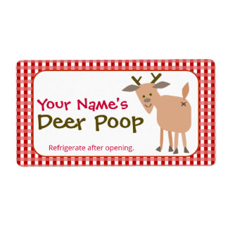 Funny Personalized Christmas Gift Reindeer Poop