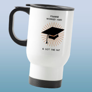 Funny Personalized Graduation Travel Mug
