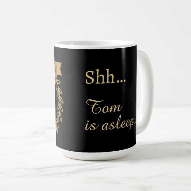 Funny Personalized Nap Champion (Customizable) Mug (Front Right)