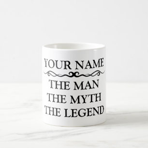 Funny Personalized The Man The Myth The Legend Coffee Mug