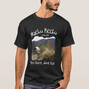 Funny Peru Cusco Llama Souvenir Machu Picchu T-Shirt