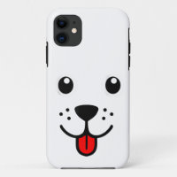 Funny Pet Animal Dog Puppy Happy Emoticon Face
