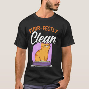 Funny Pet Grooming Cat Meme Shower Hygiene Cat Lov T-Shirt