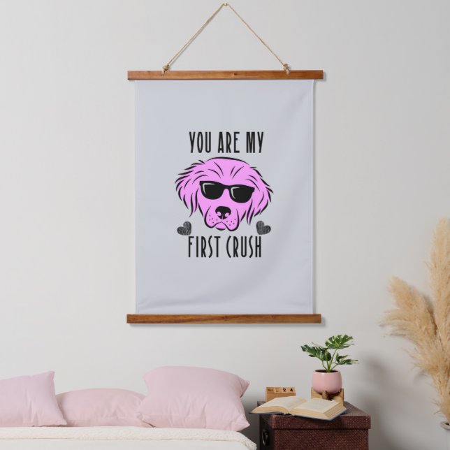 Funny Pet Lover Print Hanging Tapestry (Bedroom)