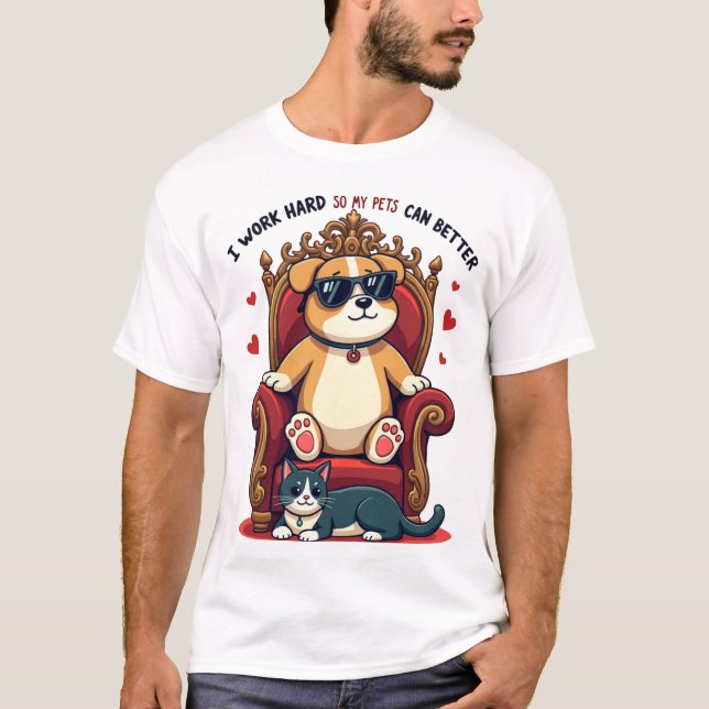 Funny Pet Lover T-Shirt  (Front)