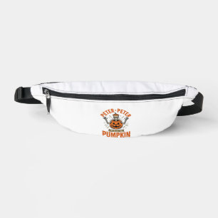 Funny Peter Peter Pumpkin Halloween Skeleton Shirt Bum Bags