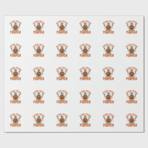 Funny Peter Peter Pumpkin Halloween Skeleton Shirt Wrapping Paper