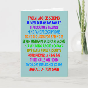 Funny Pharmacist Christmas Cards