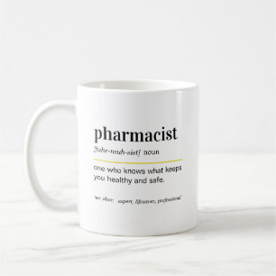 Funny pharmacist Definition Gift Coffee Mug