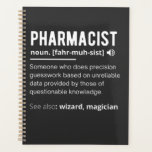funny pharmacist definition sarcastic T-Shirt Note Planner<br><div class="desc">funny pharmacist definition sarcastic</div>