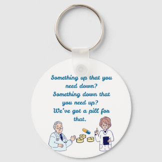 Funny Pharmacist Key Ring