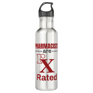Funny Pharmacist Pharmacists Are rX Rated 710 Ml Water Bottle