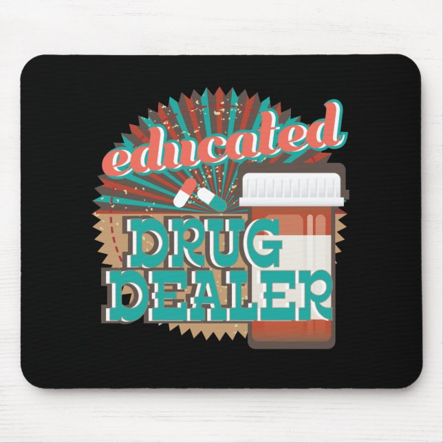 Funny Pharmacist Pharmacy Tech Gift Mouse Mat (Front)