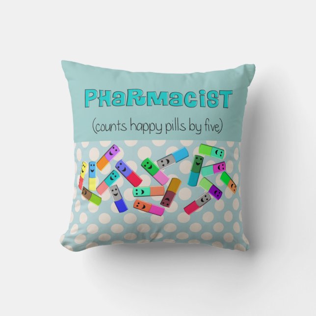 Funny Pharmacist Pillow (Front)