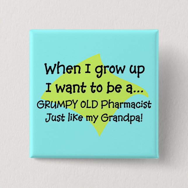 Funny Pharmacist's Grandkids T-Shirts 15 Cm Square Badge (Front)