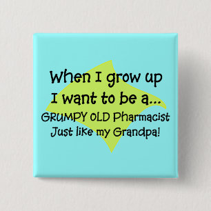 Funny Pharmacist's Grandkids T-Shirts 15 Cm Square Badge
