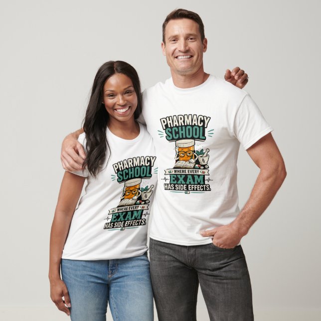 Funny Pharmacy Student Design T-Shirt (Unisex)