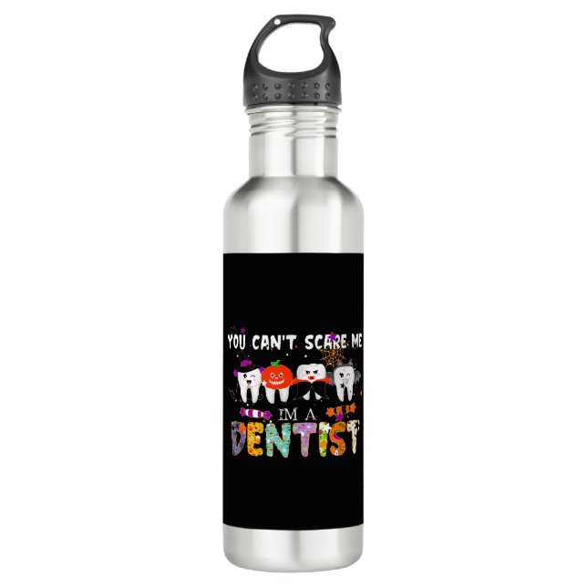 Funny Pharmacy Technician Pharmacist Halloween Cop 710 Ml Water Bottle (Front)
