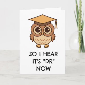funny phd graduation cards