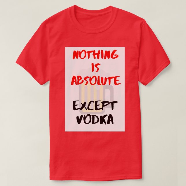 Funny philosophy clothing and accessory design T-Shirt (Design Front)