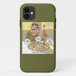 Funny Philosophy Deep Dish Pizza iPhone 5 Case