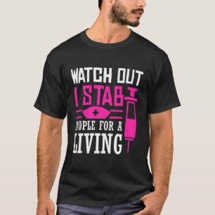 Funny Phlebotomist Nurse Blood Lab Hoodie Phleboto T-Shirt