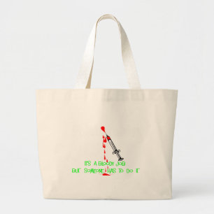 Funny Phlebotomist T-Shirts & Gifts Large Tote Bag