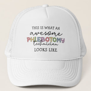 Funny Phlebotomy Technician awesome PBT Trucker Hat