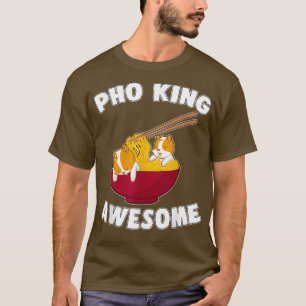 Funny Pho King Awesome Kawaii Hamster Noodles T-Shirt