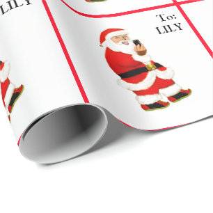 Funny Phone Selfie Wrapping Paper