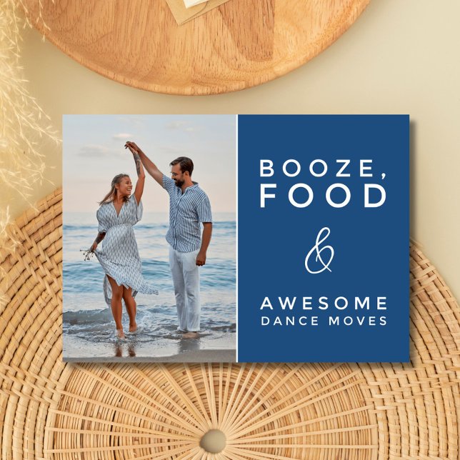 Funny Photo Beach Wedding Save the Date (Funny Photo Beach Wedding Save the Date)