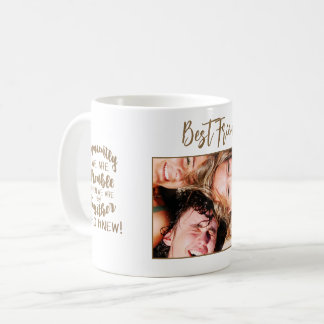 Funny Photo Best Friends Personalised Coffee Mug