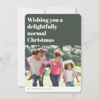 Funny Photo Christmas Holiday Card