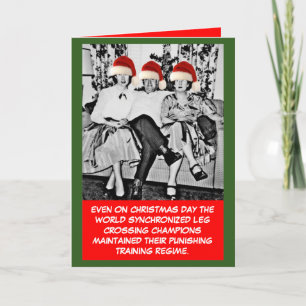Funny photo Christmas Holiday Card