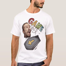 Funny Photo Halloween/Gamers Game Over Coffin