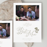 Funny Photo Proposal Card Wedding Best Man<br><div class="desc">Best Man Funny Wedding Minimalist Photo Proposal Card. IMPORTANT NOTICE: This design is part of a collection and has other coordinated elements that you can find in my store. Sometimes it can be difficult to aesthealign and texts or initials on the designs, if so tell me and I'll do it...</div>
