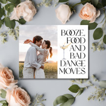 Funny Photo QR Code Wedding Save the Date