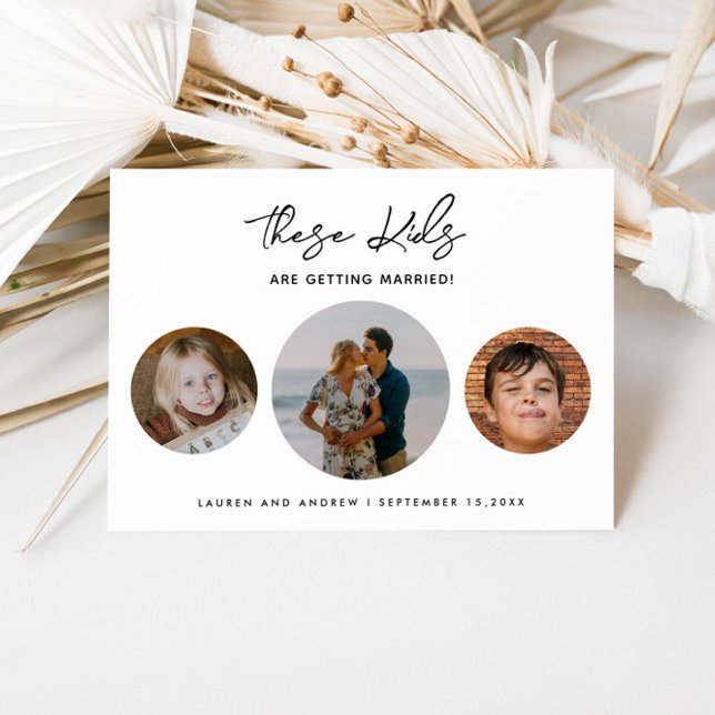 Funny Photo These Kids Are Getting Married Wedding Save The Date (Creator Uploaded)