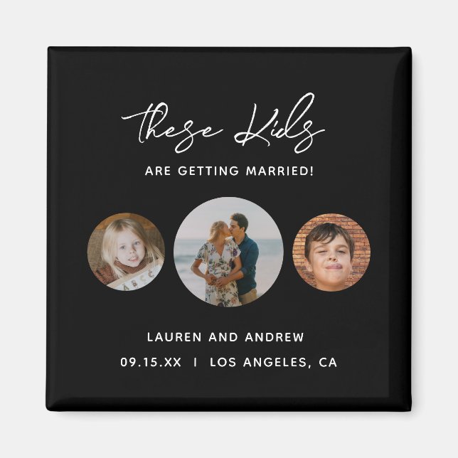 Funny Photo Wedding Save The Date Magnet (Front)