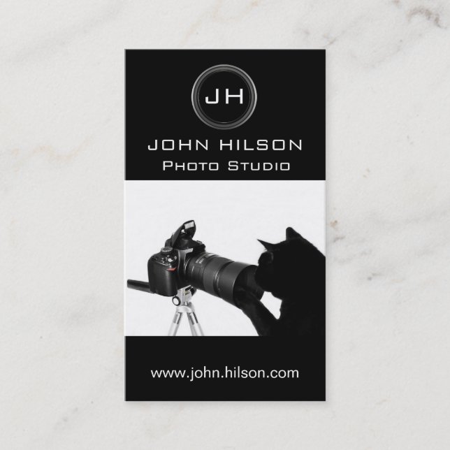Funny - Photographer Business Card (Front)