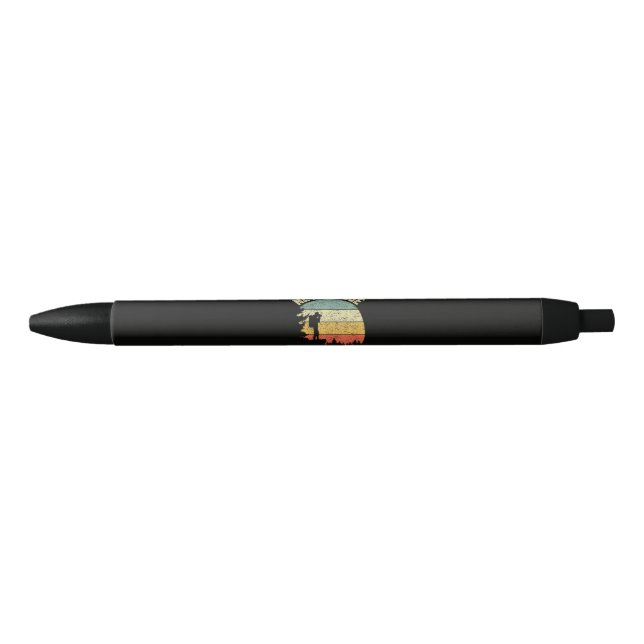 Funny Photographer Camera Never Lose Focus Black Ink Pen (Front)