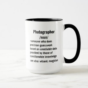 funny Photographer Definition gifts for men women Mug