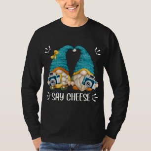 Funny Photography Camera Gnomes For Photographers T-Shirt