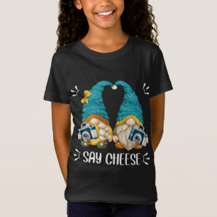 Funny Photography Camera Gnomes For Photographers  T-Shirt