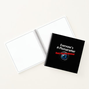 Funny Photography - Photographer Go Manual Quote Notebook