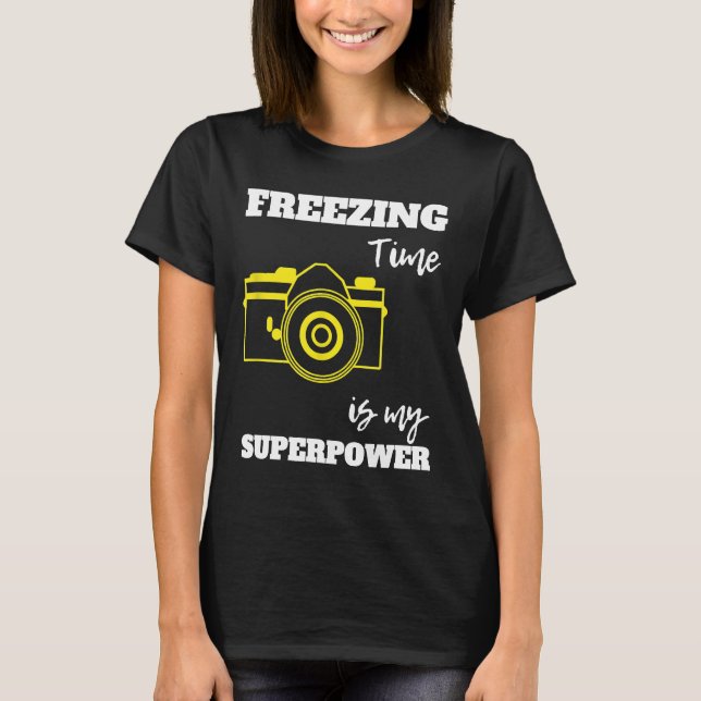 Funny Photography Vintage Camera Photographer T-Shirt (Front)